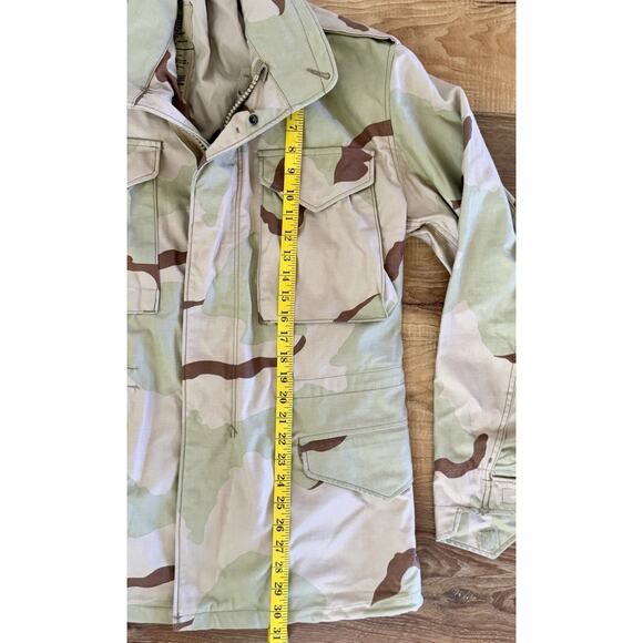 US ARMY‎ Centre MFG. Small Regular Desert Camo Cold Weather Field Coat/Jacket - Picture 3 of 8